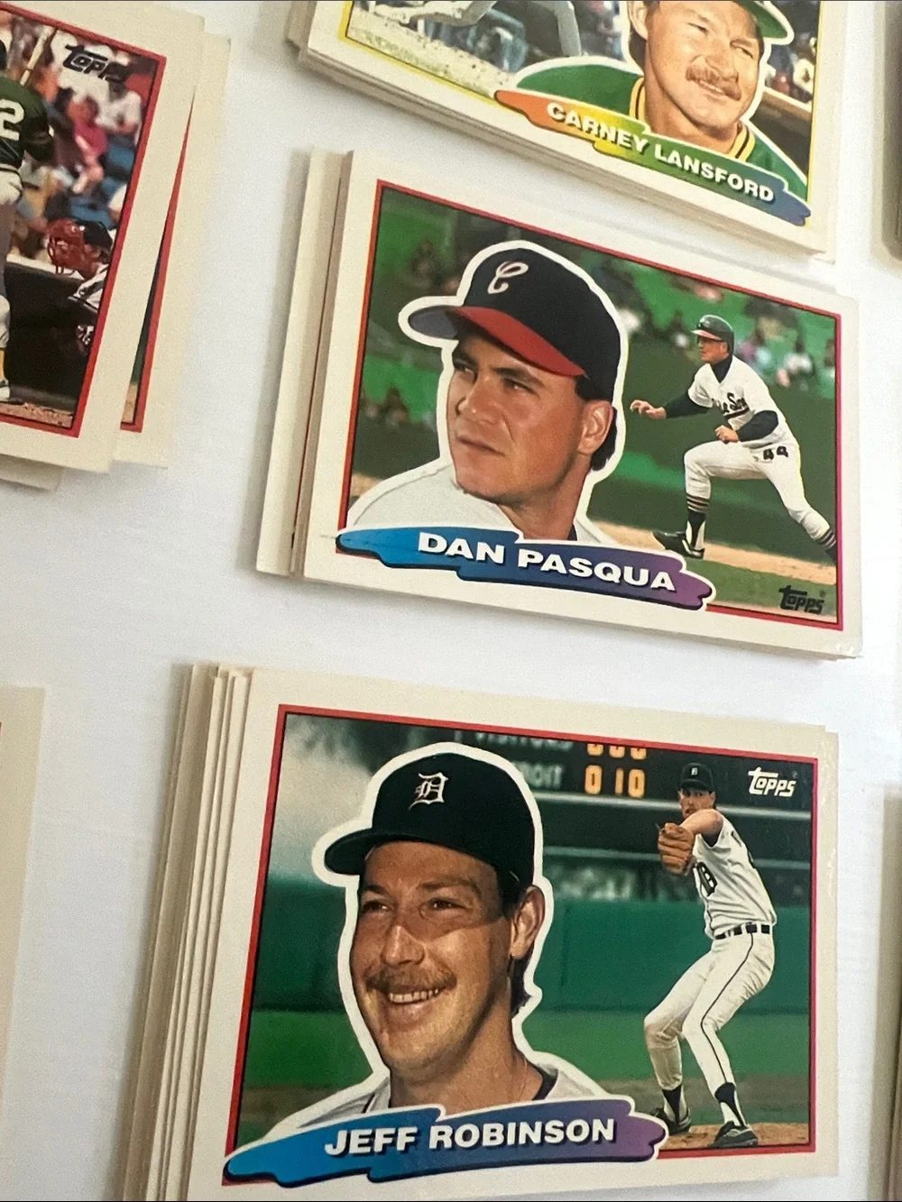 1988 Topps Big Vintage Oversized Baseball Card Lot 130+